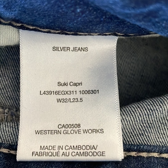 SILVER SUKI Capri denim crop jeans - Picture 7 of 7